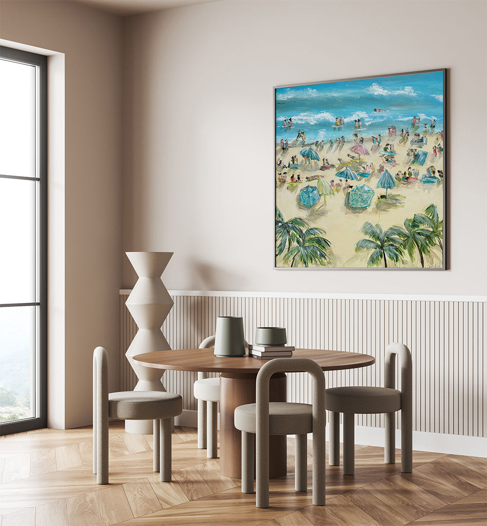 Brighten your home with BEACHSIDE BLISS, BEACH PAINTINGS, capturing the essence of coastal living beautifully.