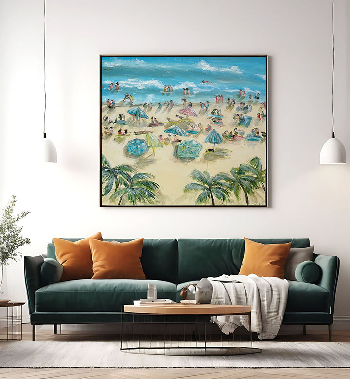 Transform your space with BEACHSIDE BLISS, BEACH PAINTINGS, capturing serene coastal beauty and vibrant beach life.