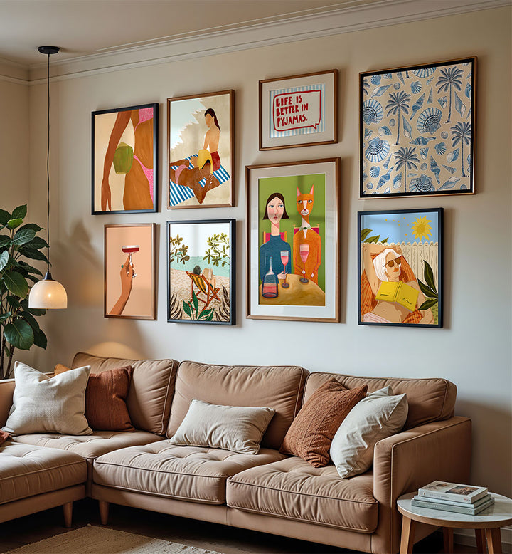 BEACHSIDE TALES GALLERY WALL , GALLERY WALLS & SETS