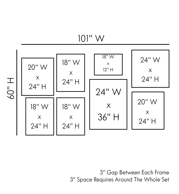 BEACHSIDE TALES GALLERY WALL , GALLERY WALLS & SETS