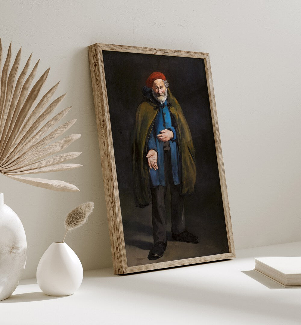BEGGAR WITH A DUFFLE COAT   , VINTAGE PAINTINGS
