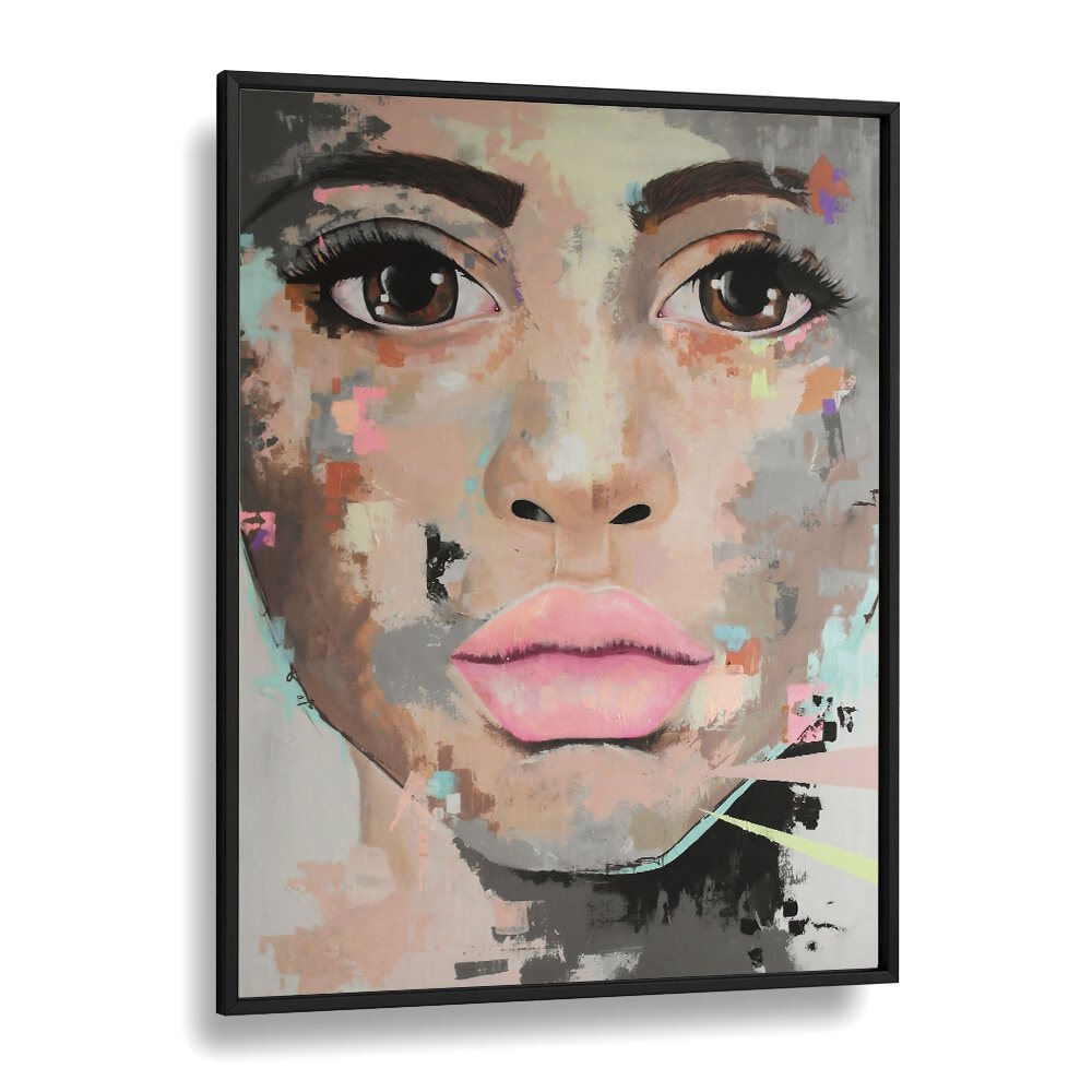 Believe Pop Art Artwork in Black Plain Frame