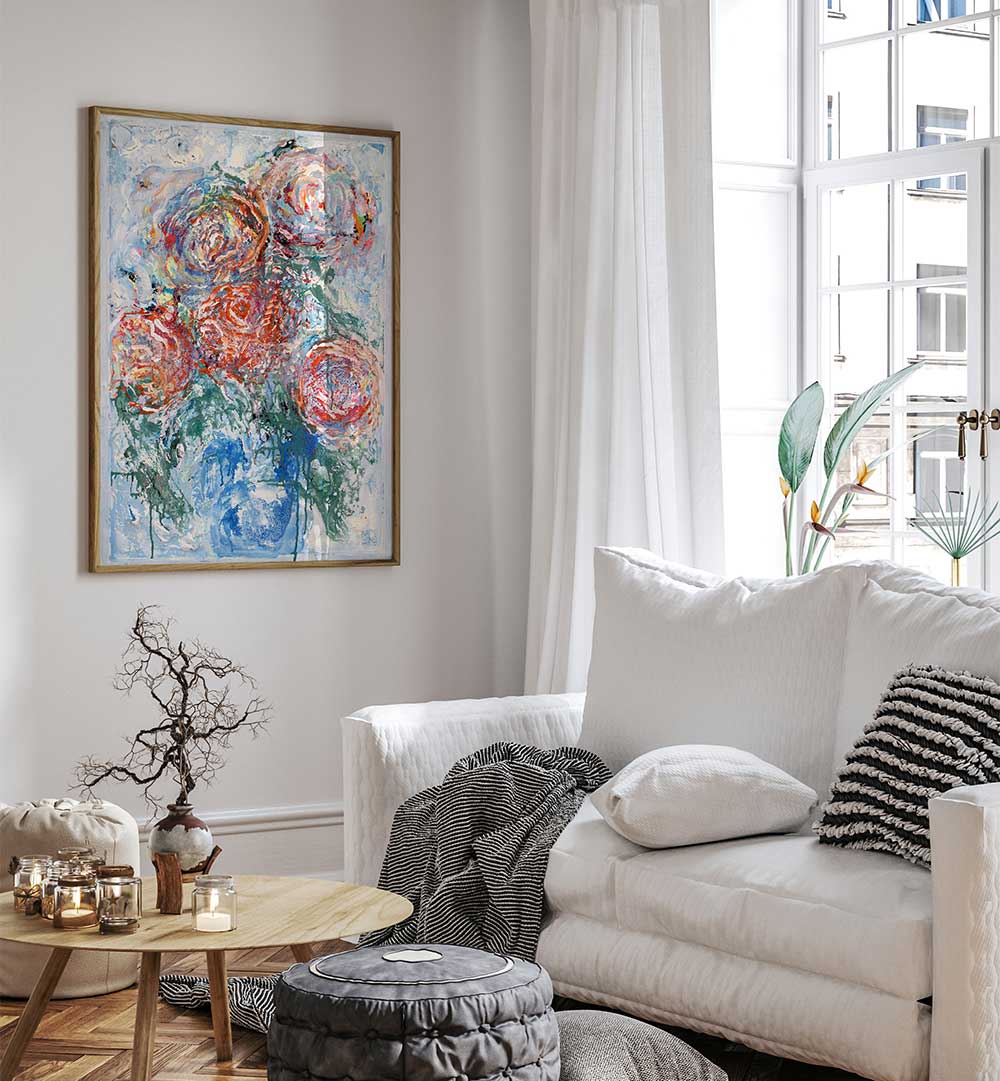 BEST BLOOMS , FLORAL FLOWER PAINTINGS