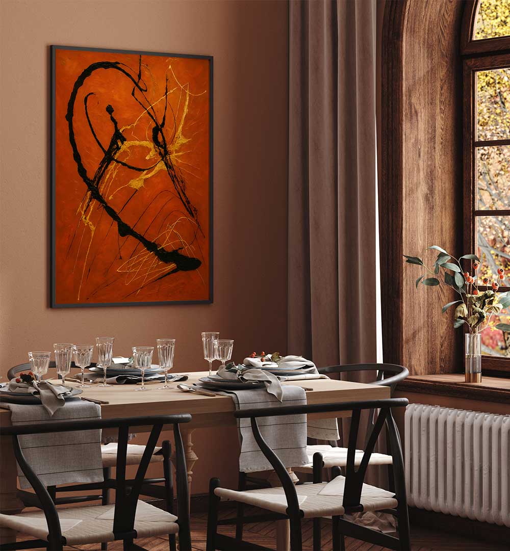 BETWEEN SILENCE AND ERUPTION , EXPRESSIONISM PAINTINGS