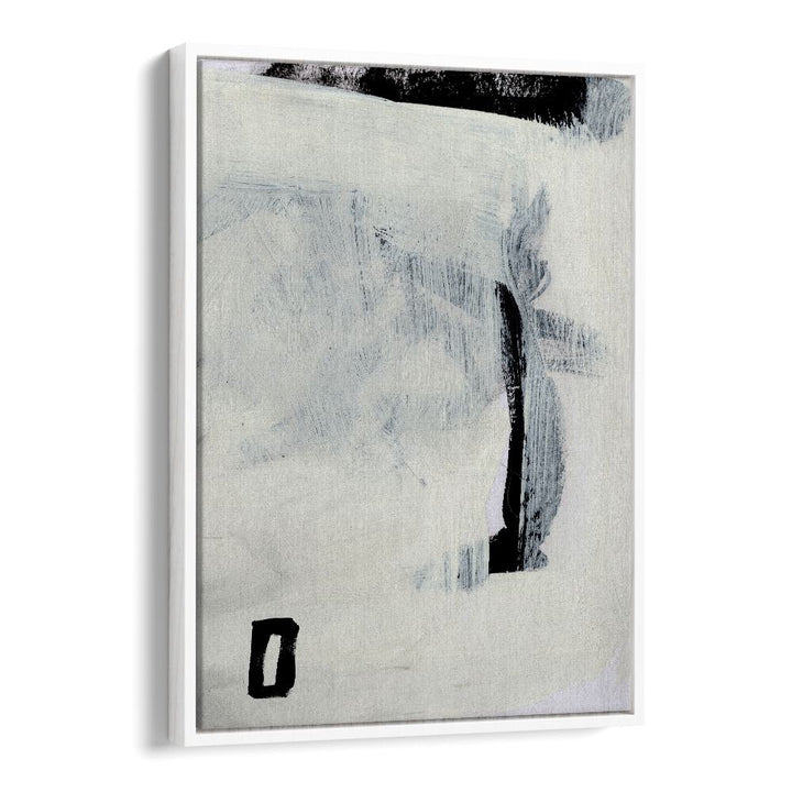 Beyond I  By Dan Hob day Abstract Art Artwork  in White Floater Frame
