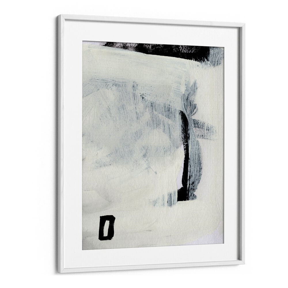 Beyond I  By Dan Hob day Abstract Art Artwork  in White frame With Mount
