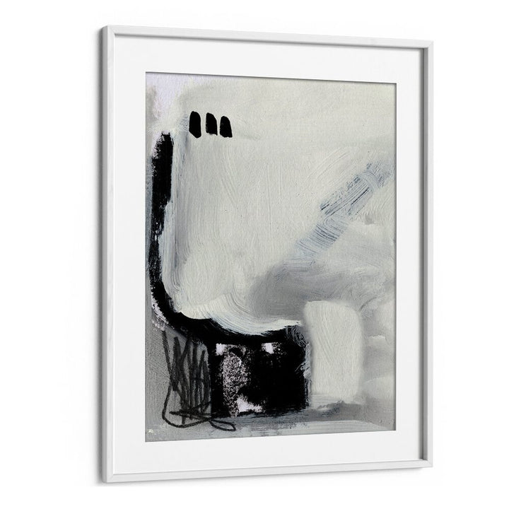 Beyond II  By Dan Hob day Abstract Art Artwork  in White frame With Mount
