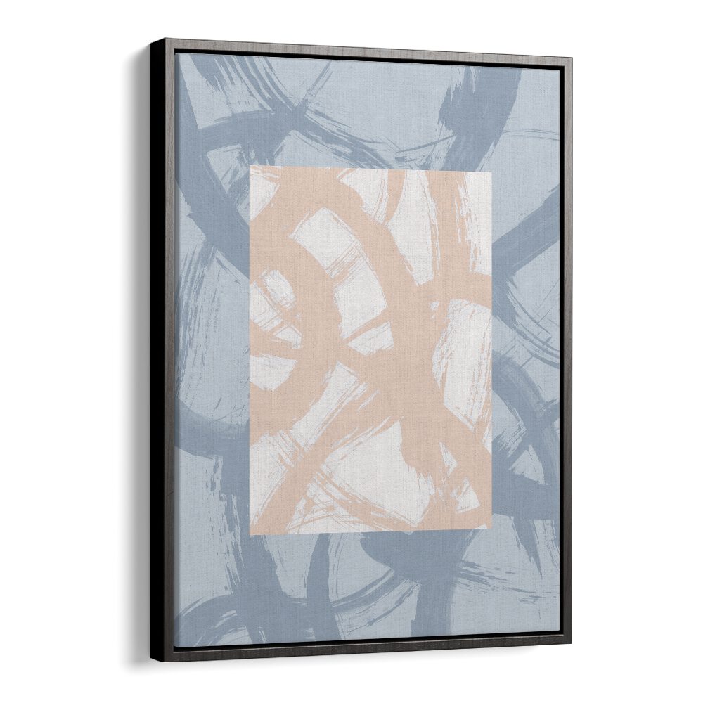 Beyond The Box By Mareike Bohmer Abstract Art Artwork in Black Floater Frame
