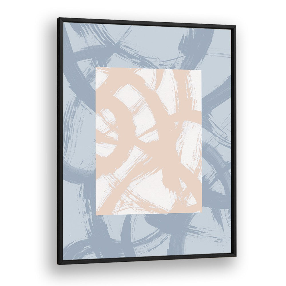 Beyond The Box By Mareike Bohmer Abstract art Artwork in Black Plain Frame
