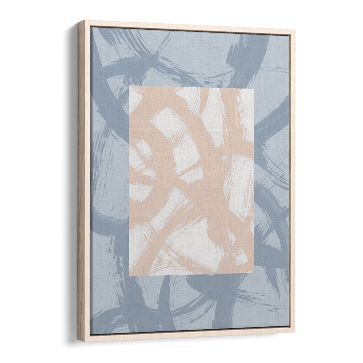 Beyond The Box By Mareike Bohmer Abstract Art Artwork in Oak Wood Floater Frame
