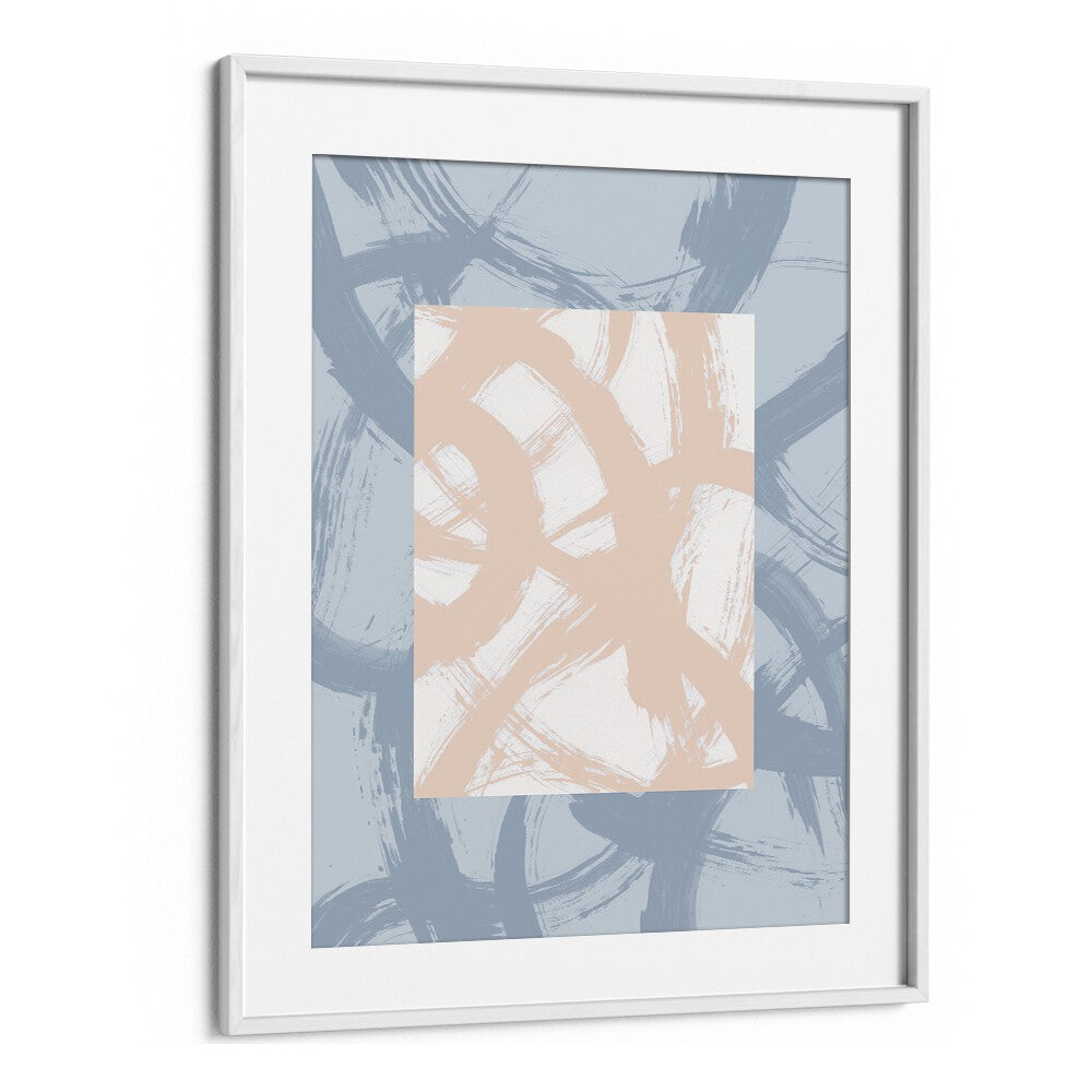 Beyond The Box By Mareike Bohmer Abstract Art Artwork in White Frame With Mount