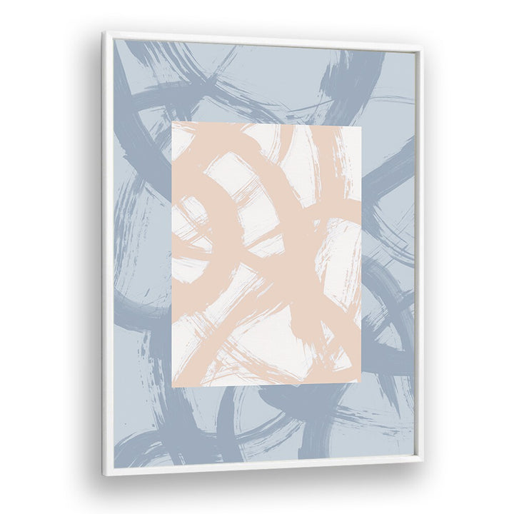 Beyond The Box By Mareike Bohmer Abstract art Artwork in White Plain Frame
