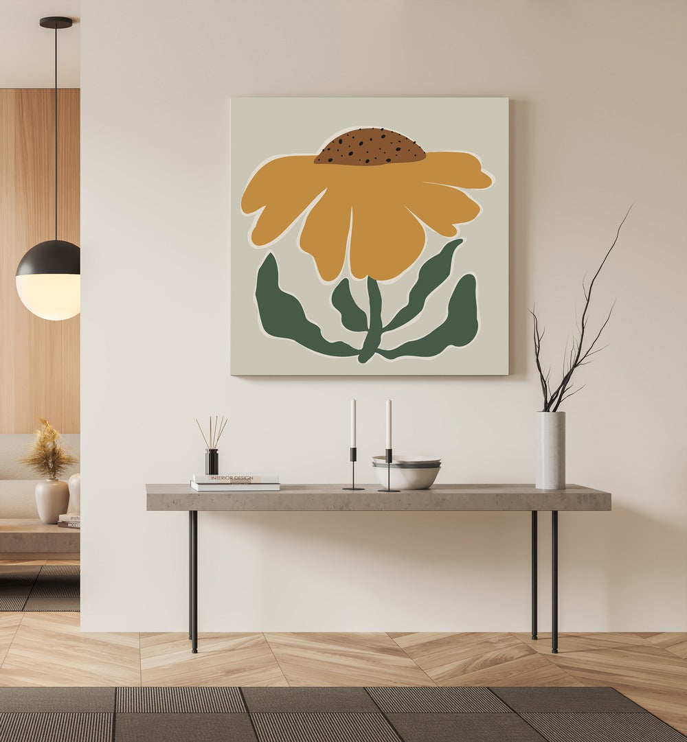 Big Blooming III, Botanical Art Paintings Artwork in Gallery Wrap
placed above a Console Table
in the Drawing Room
