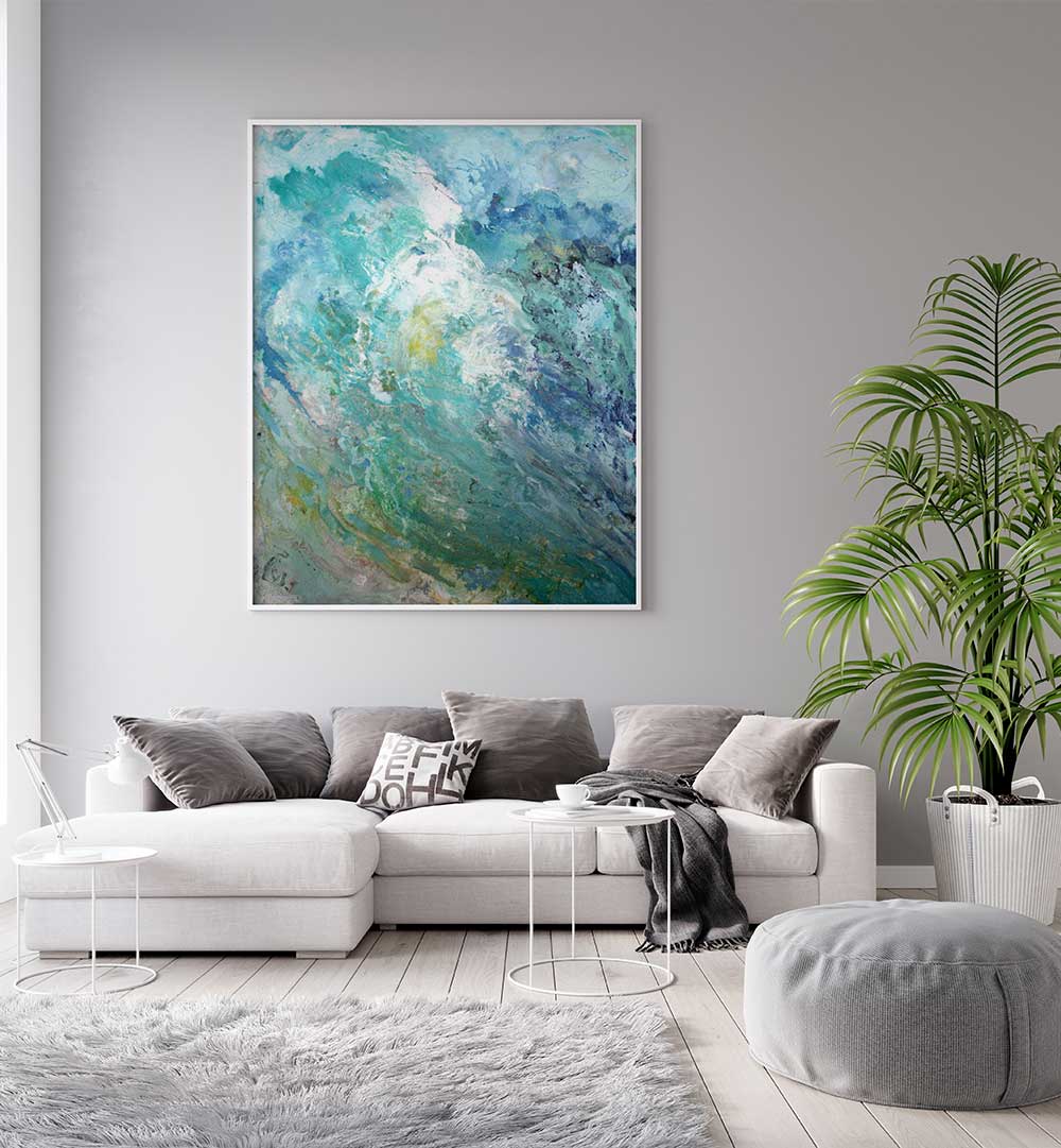 BIG WAVE II , ABSTRACT PAINTINGS