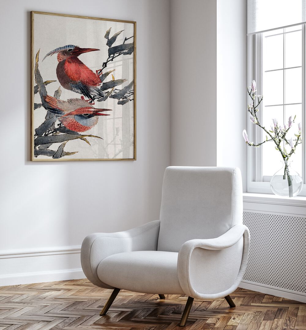 BIRDS FROM ALBUM OF SKETCHES II, VINTAGE PAINTINGS