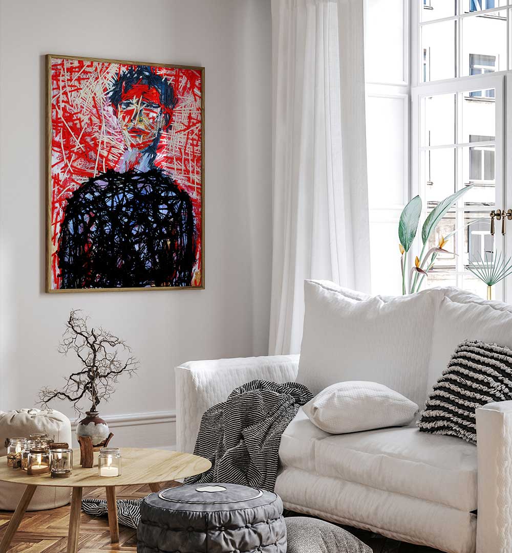 BLACK SWEATER , PORTRAITS & FIGURATIVE ILLUSTRATIONS