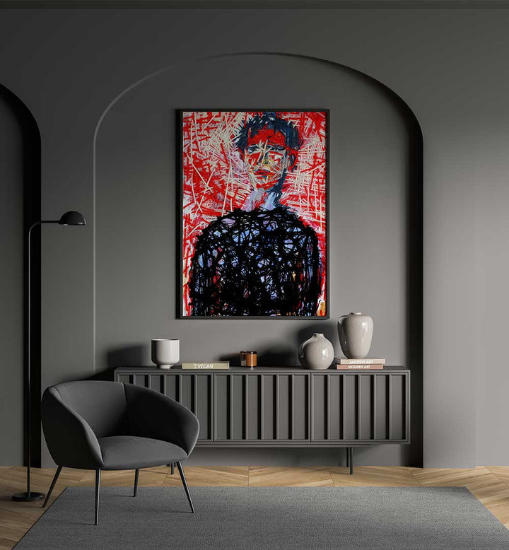 BLACK SWEATER , PORTRAITS & FIGURATIVE ILLUSTRATIONS