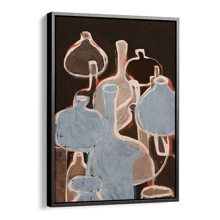 ABSTRACT BLUE BOTTLE FORMS