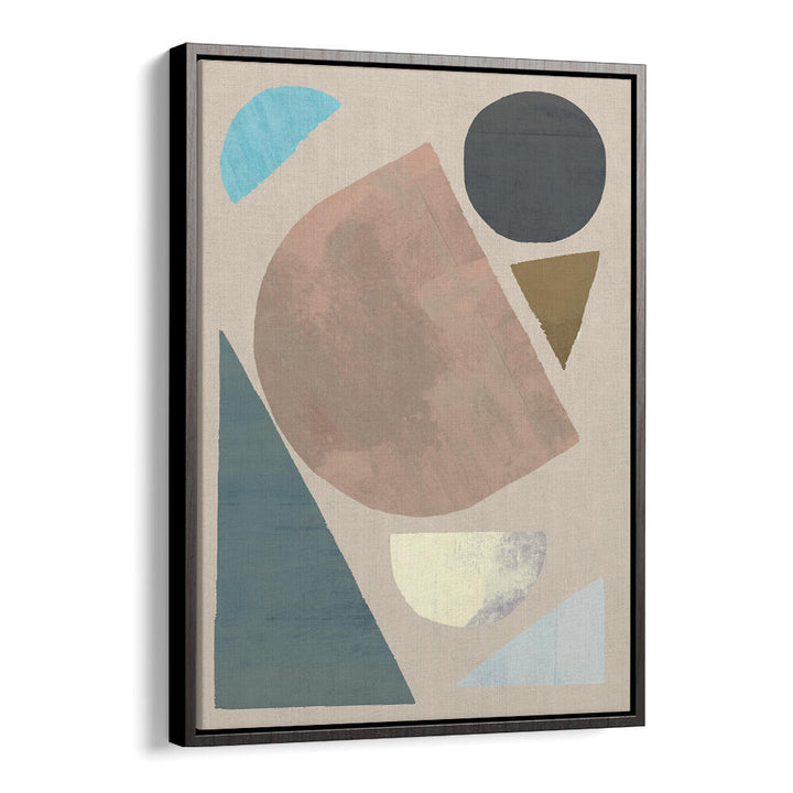 ABSTRACT SHAPES IN MUTED TONES , GEOMETRIC ART PRINTS