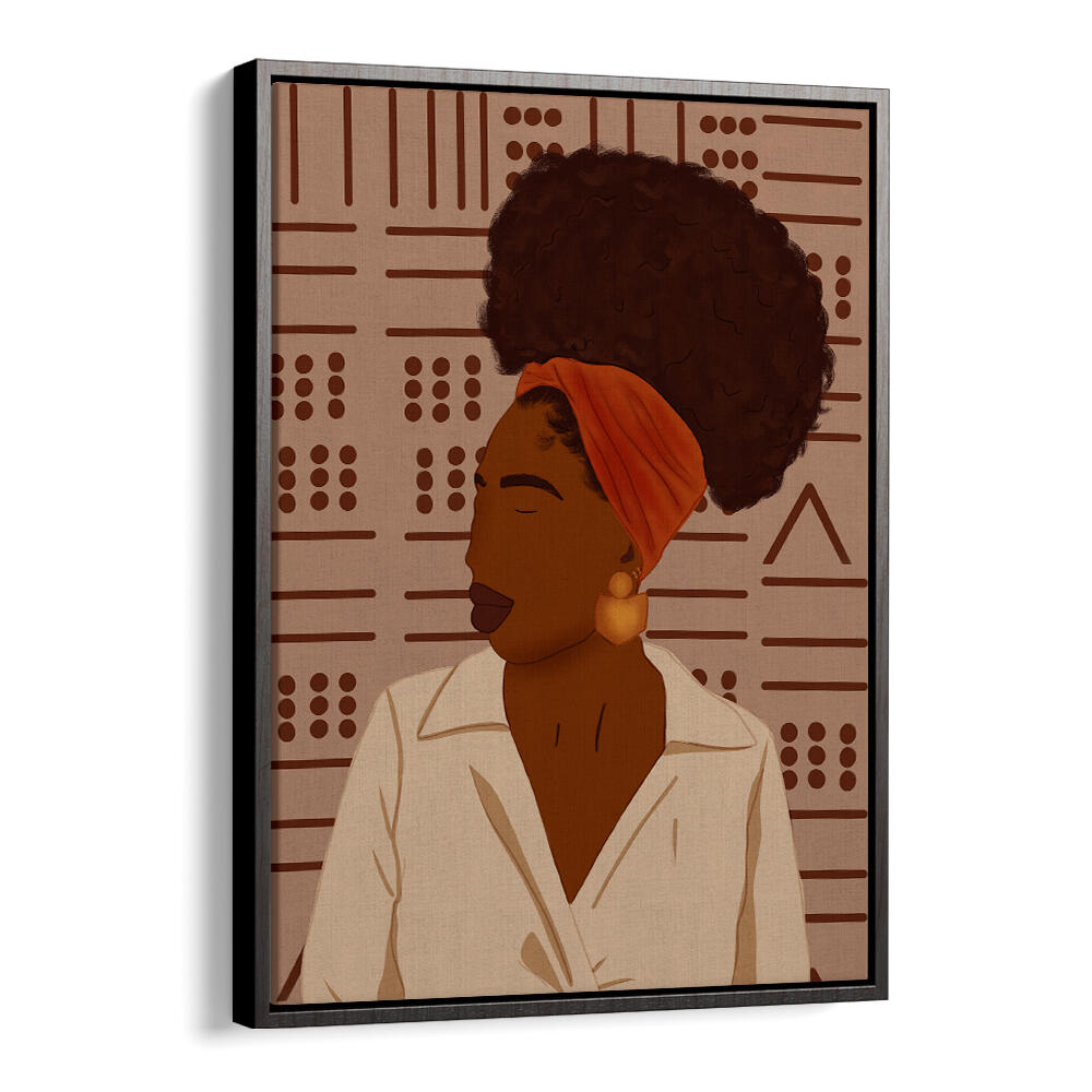 AFRO PUFF , AFRICAN ART PAINTINGS