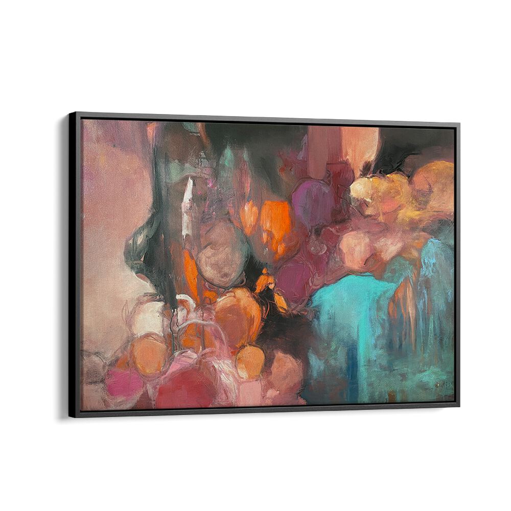 Vibrant colors blend in "A PIECE OF MY HEART, ABSTRACT PAINTINGS," showcasing emotion and beauty for any space.