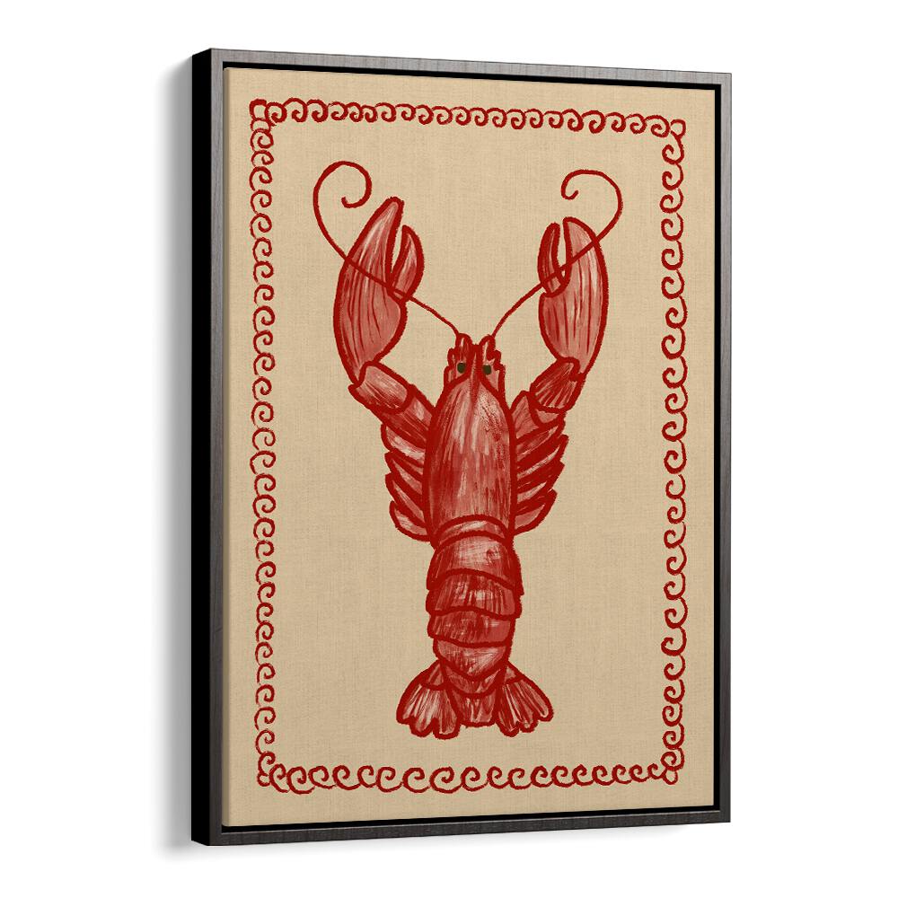 Artistic ARAGOSTA, KITCHEN POSTERS featuring a vibrant lobster design, perfect for enhancing your culinary space.