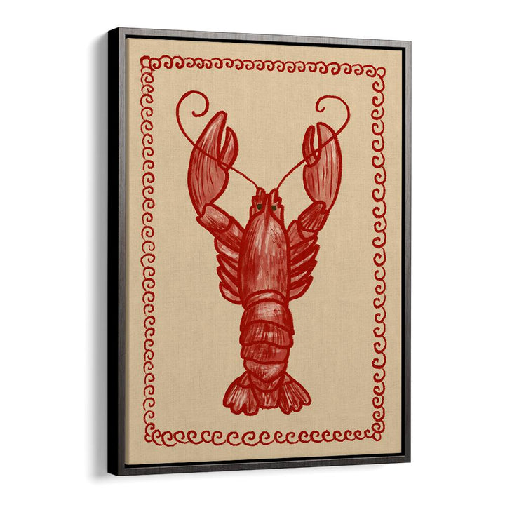 Artistic ARAGOSTA, KITCHEN POSTERS featuring a vibrant lobster design, perfect for enhancing your culinary space.