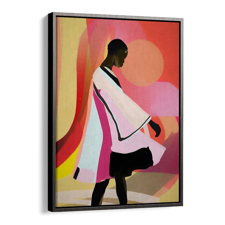 Stunning ABSTRACT ART SUNSET GIRL, PORTRAITS showcasing vibrant colors and emotional depth for your decor.