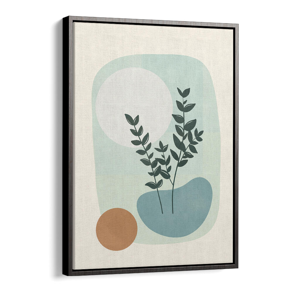 AZZURRO SHAPES III , BOHO ART PAINTINGS