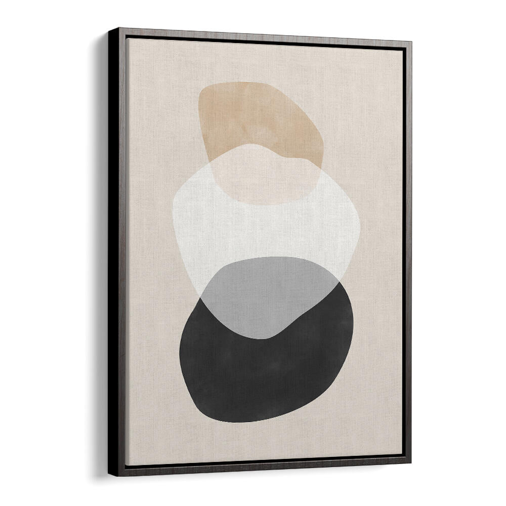 BEIGE BOHO SHAPES , BOHO ART PAINTINGS