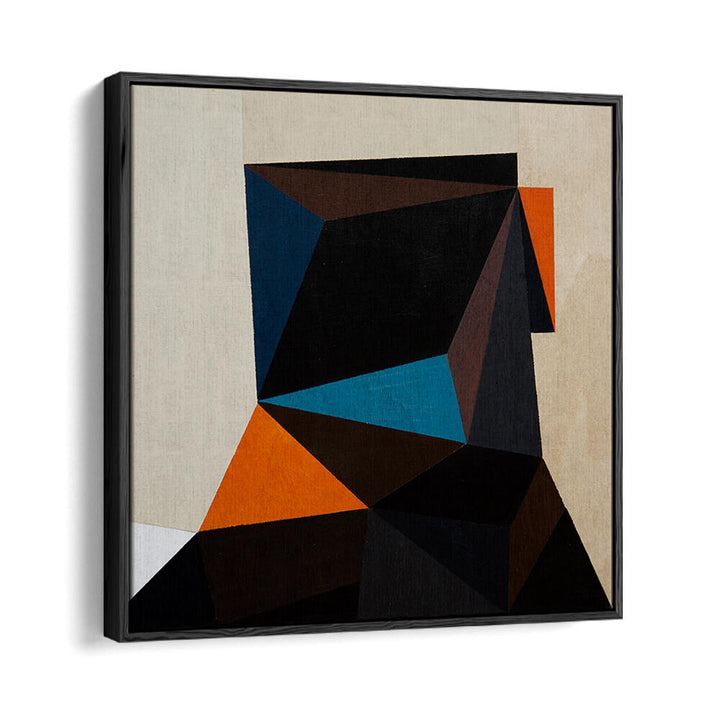 BLACK HEAD II , GEOMETRIC ART PRINTS