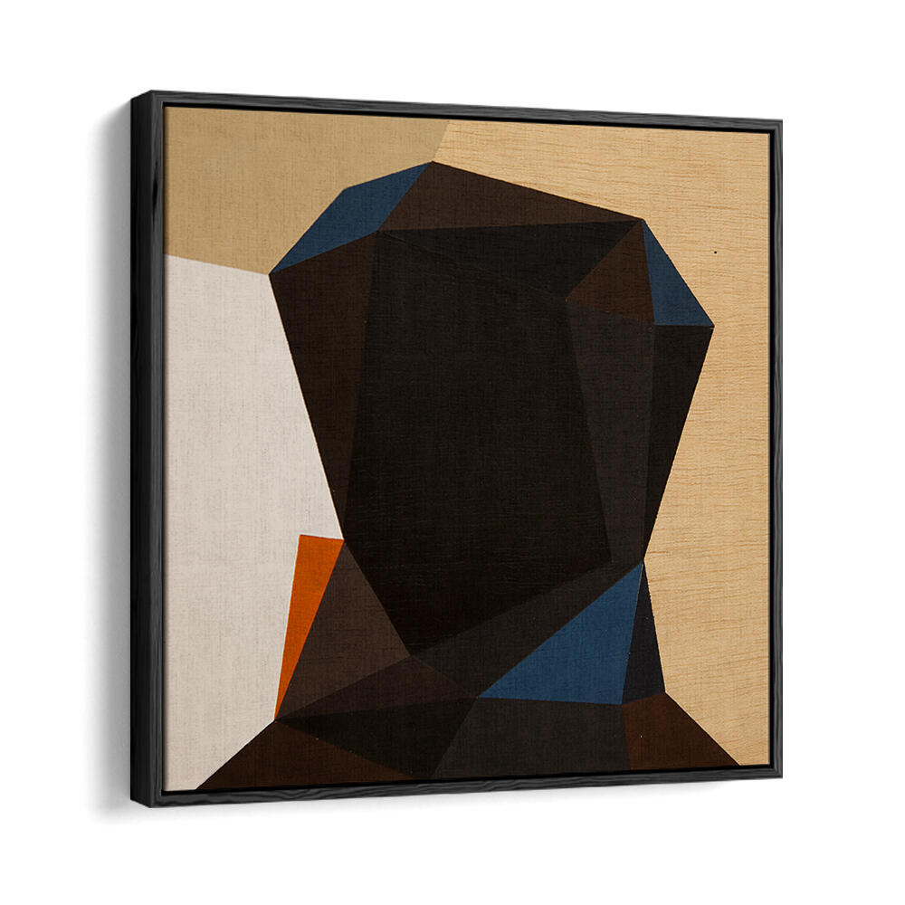 BLACK HEAD I , GEOMETRIC ART PRINTS