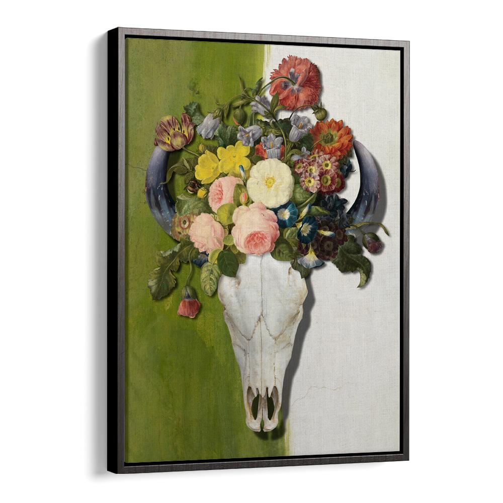 BLOOMING BULL SKULL