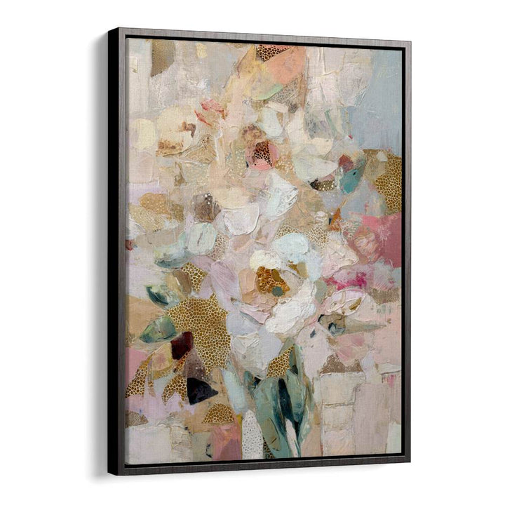 BLUSH GOLD ABSTRACT FLOWERS