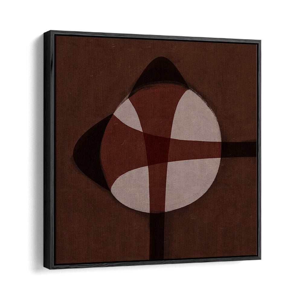 BROWN GEOMETRIC ABSTRACT