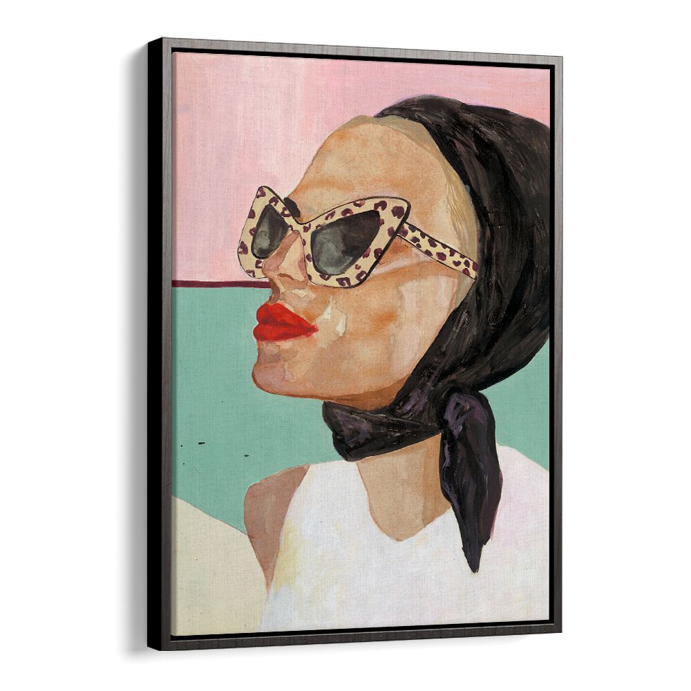 Stylish portrait artwork, CAPRI, PORTRAITS enhances home elegance with fine craftsmanship and vibrant aesthetics.
