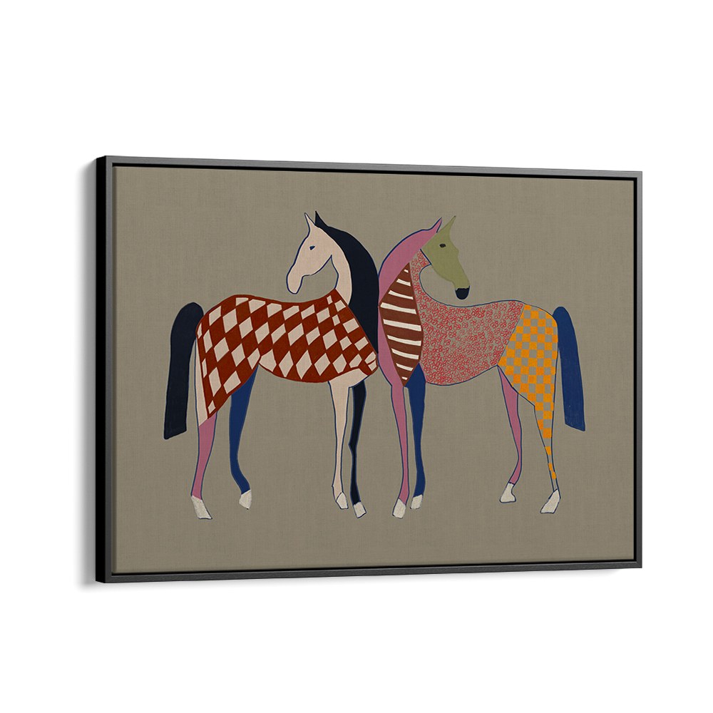 COLORFUL PATTERNED HORSES