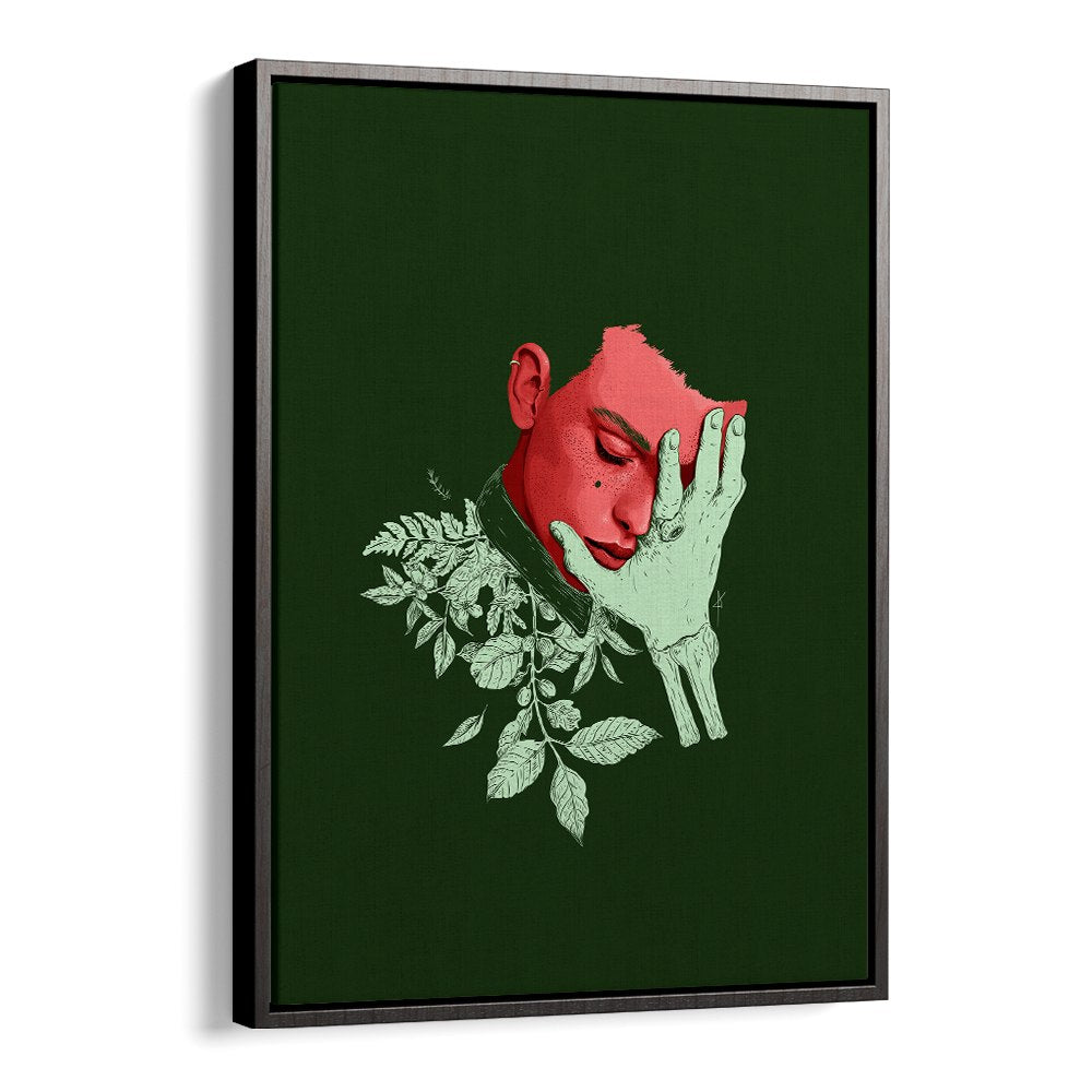 CONTEMPLATIVE BOTANICAL PORTRAIT