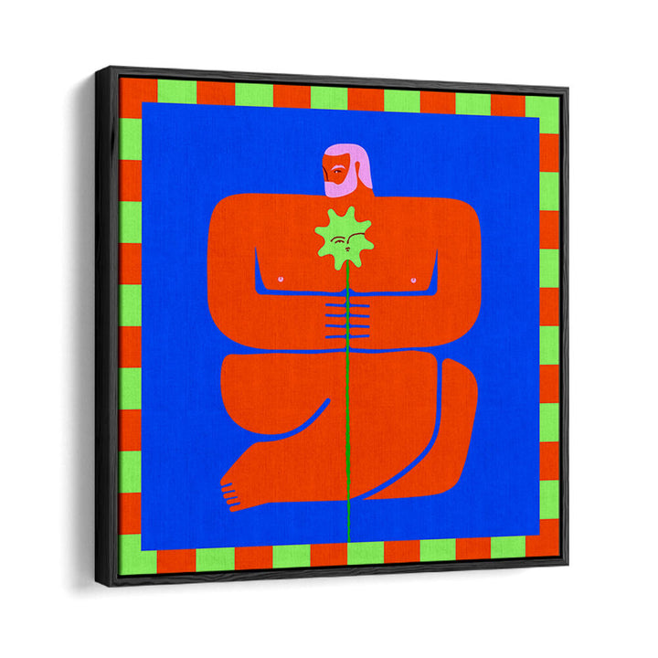 CONTEMPLATIVE EMBRACE , POP ART PAINTINGS