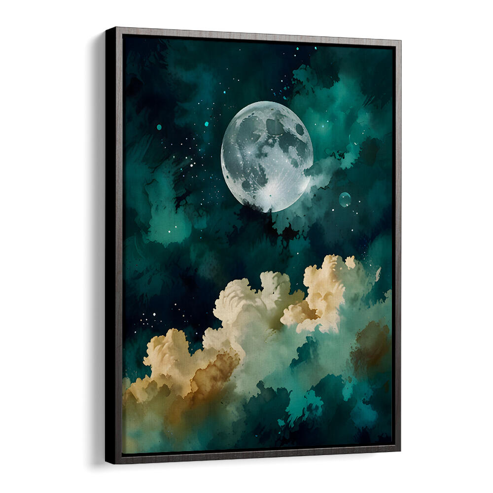 CLOUDS BENEATH THE MOON , LANDSCAPE PAINTINGS