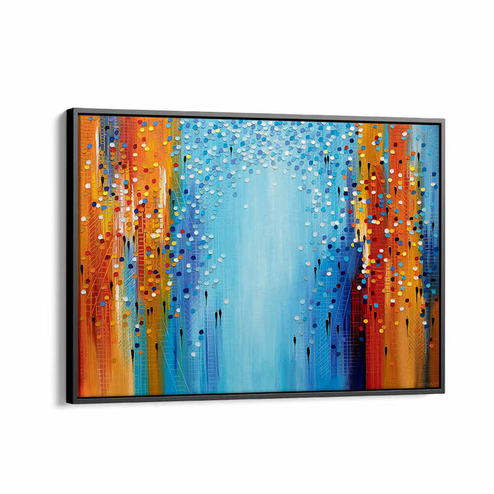 COLORS OF THE CITY MOOD , MODERN IMPRESSIONISM PAINTINGS