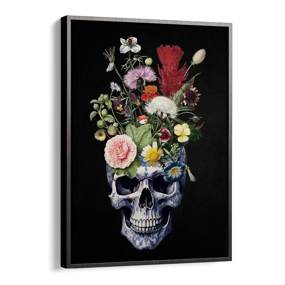 DELFT FLORAL SKULL