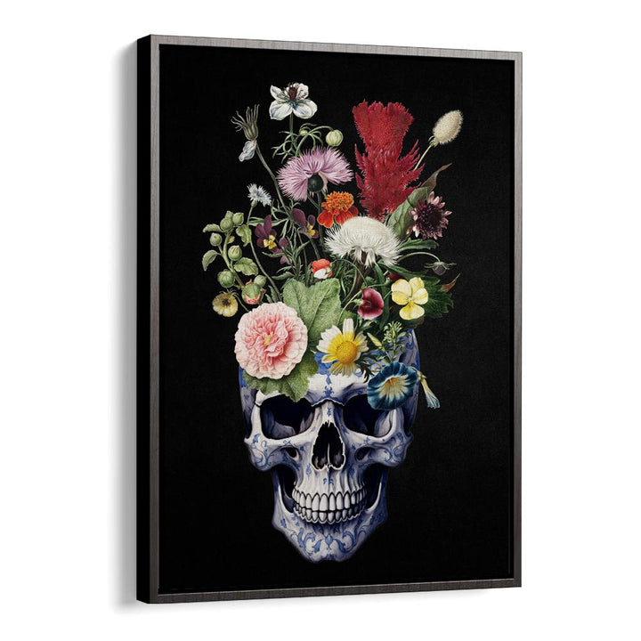 DELFT FLORAL SKULL