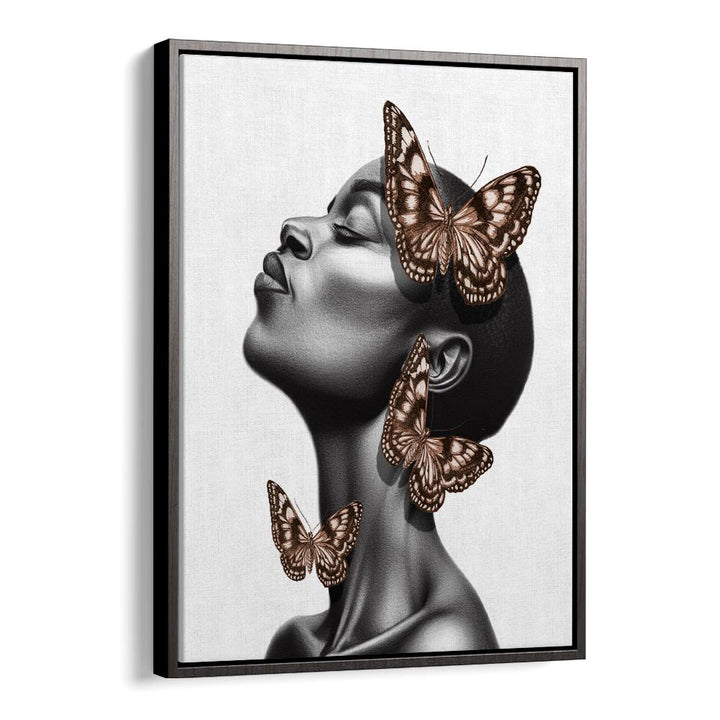 DREAMING BLACK WOMAN BUTTERFLIES