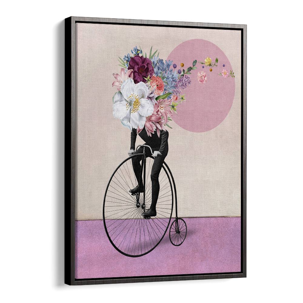 FLOWER HEAD PENNY FARTHING