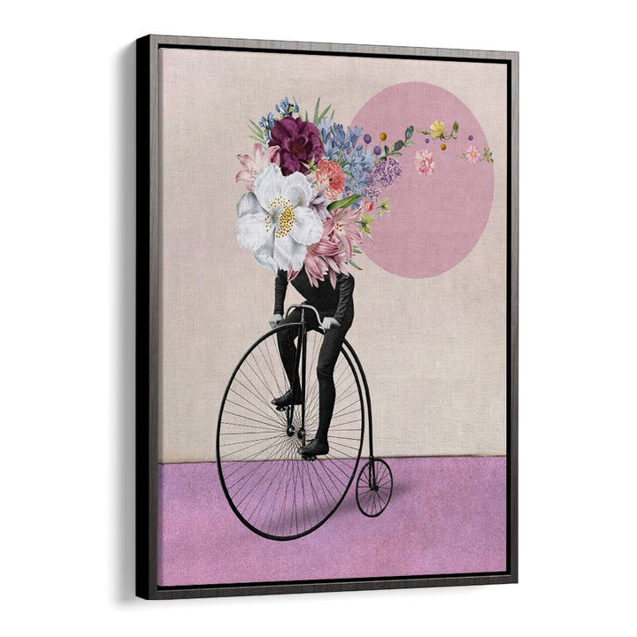 FLOWER HEAD PENNY FARTHING