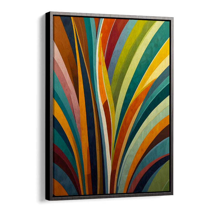 DANCING STRIPES IN COLOR , ORGANIC FORMS
