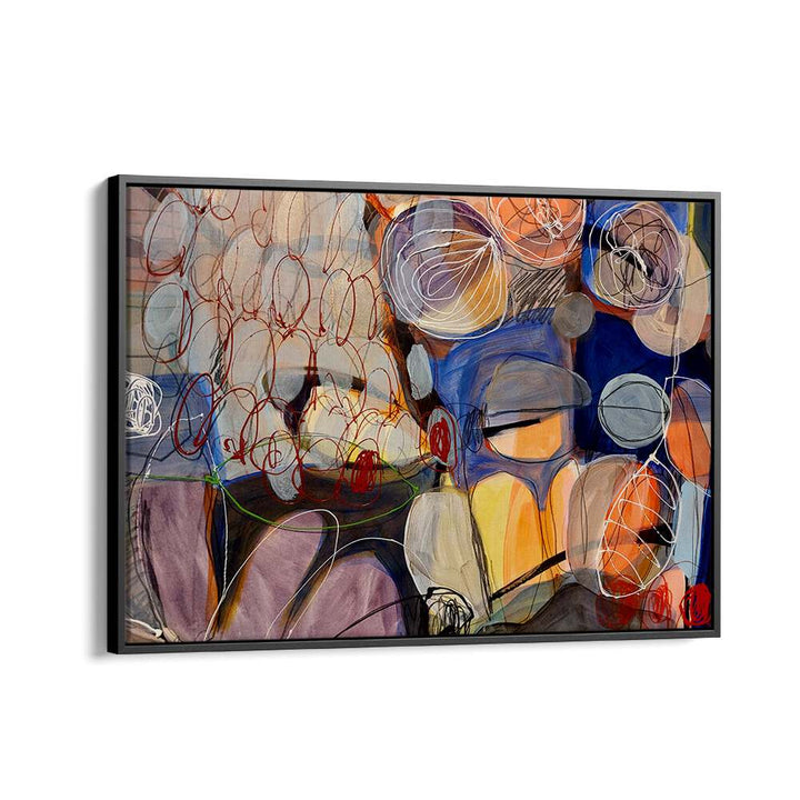 Vibrant DEAR DIARY III, ABSTRACT PAINTINGS featuring dynamic brush strokes, perfect for contemporary art lovers.