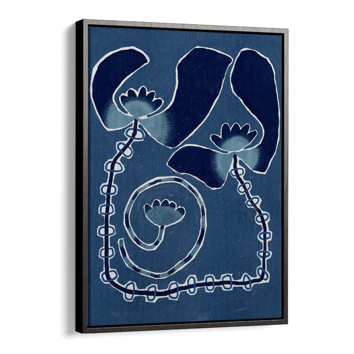 DELICATE BLOOM BLUE , FLORAL FLOWER PAINTINGS
