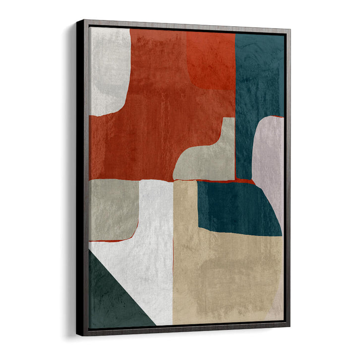 EARTH AND TIDE INTERLOCK I , ABSTRACT PAINTINGS